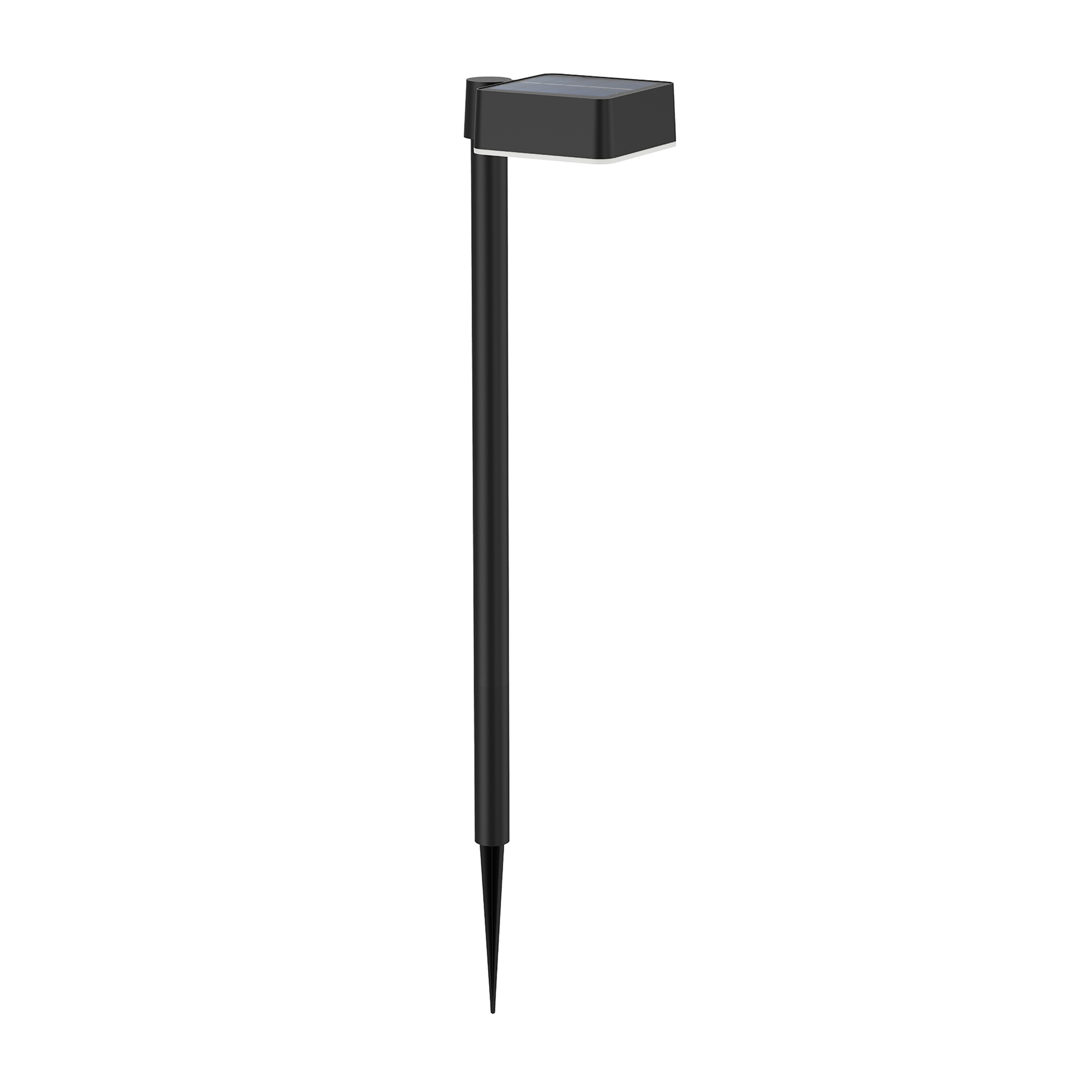 Philips Vynce Sokkellamp Vierkant Solar Outdoor Zwart 1.5W