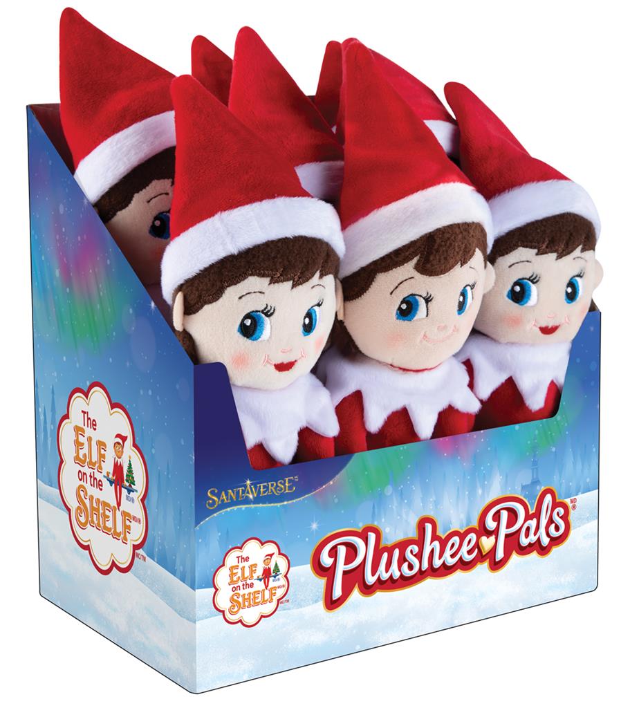 The Elf on the Shelf Snuggler Boy/Girl 30cm met Blauwe Ogen - assorti - prijs per stuk