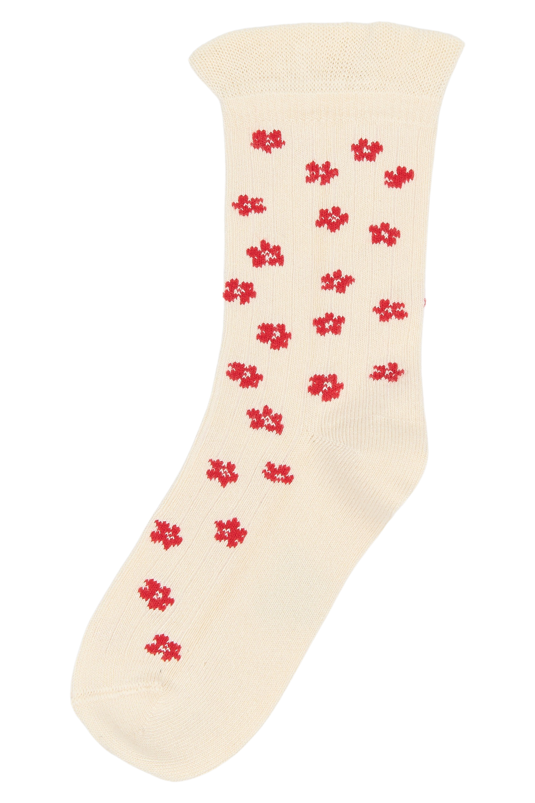 Minipop Myra Bamboo Sokken Meisjes Cloud Dancer - maat 27-30