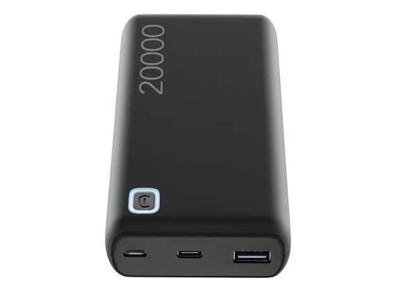 Cellularline Powerbank Charger 20000mAh Essence, Black