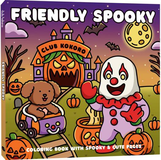 Club Kokoro Kleurboek Friendly Spooky