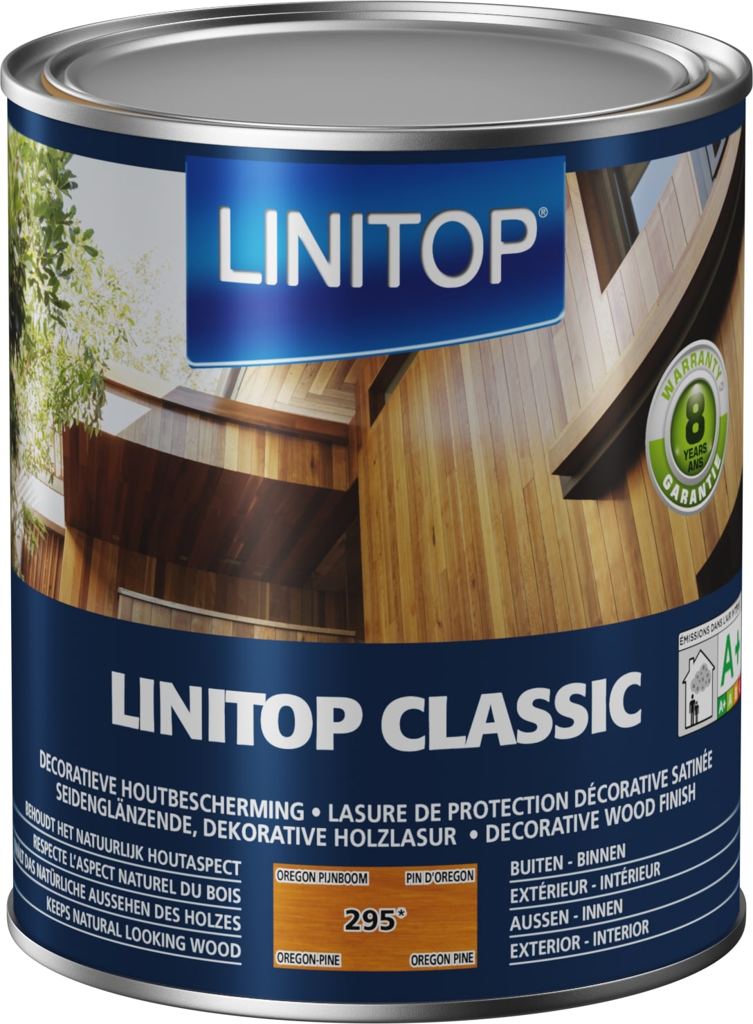 Linitop Classic 1 l Kleur 295 Oregon Pijnboom