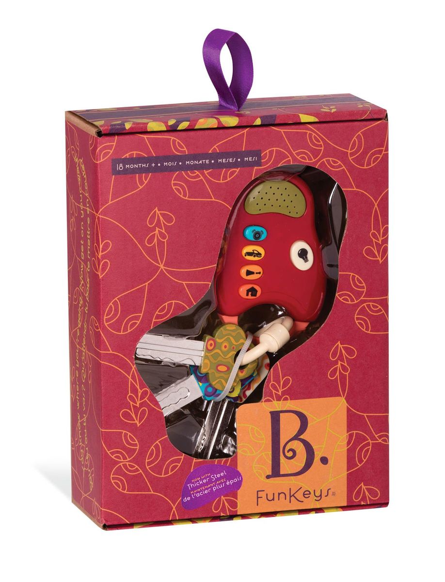 B.Toys Fun Keys, sleutelbos met 4 leuke geluiden
