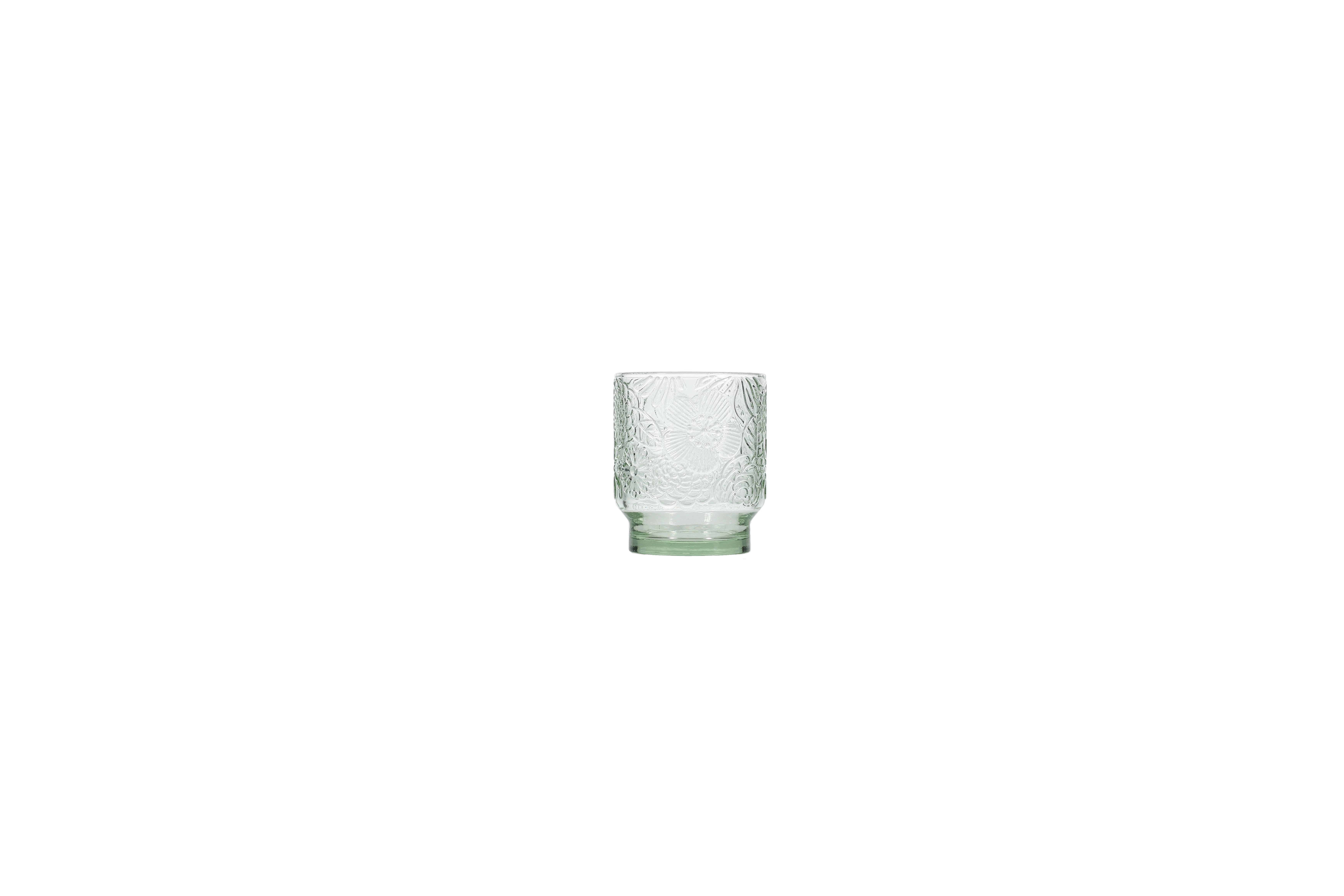Salt & Pepper Waterglas Flora Lichtgroen 300ml set 4 stuks