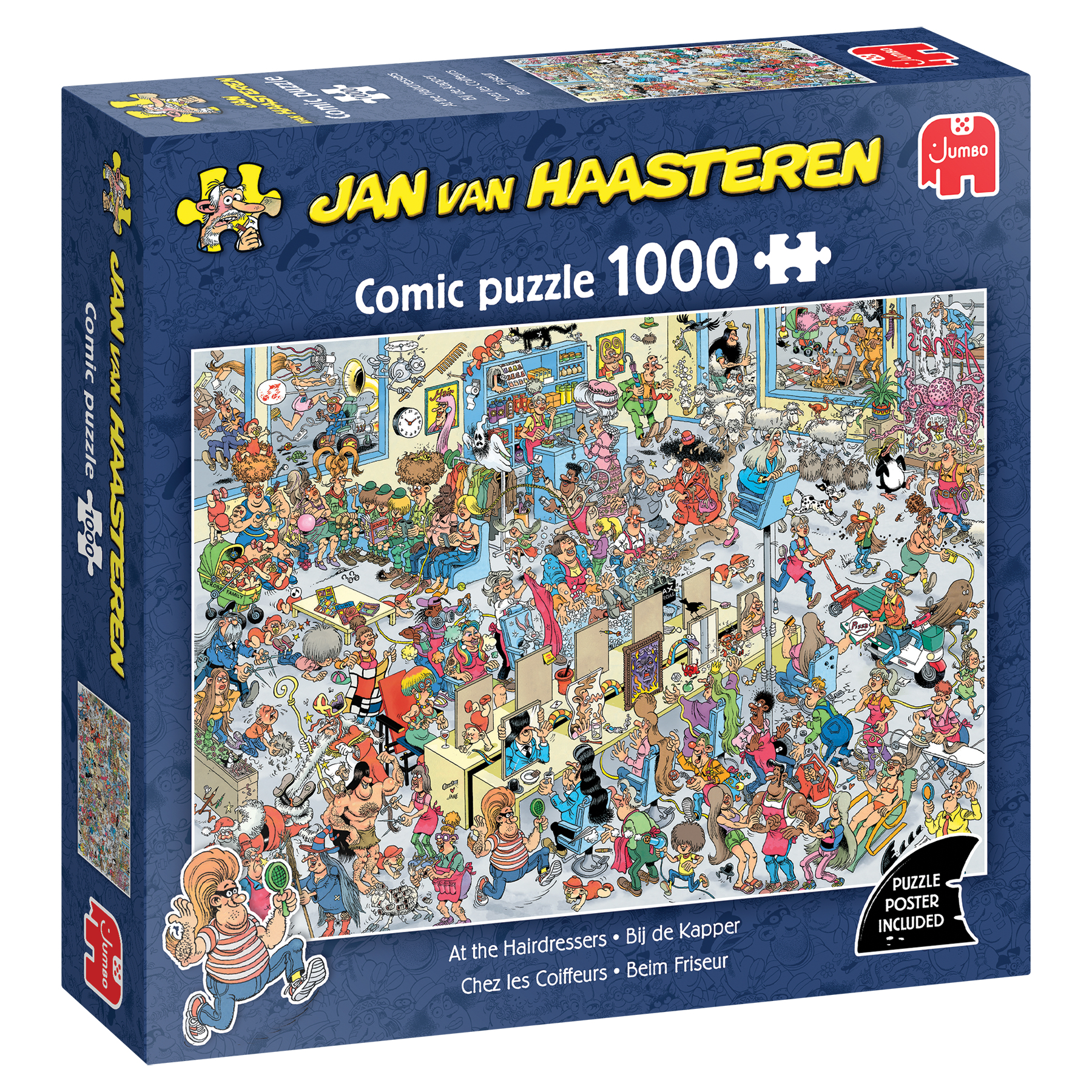 Jan van Haasteren Bij de Kapper puzzel 1000 stuks