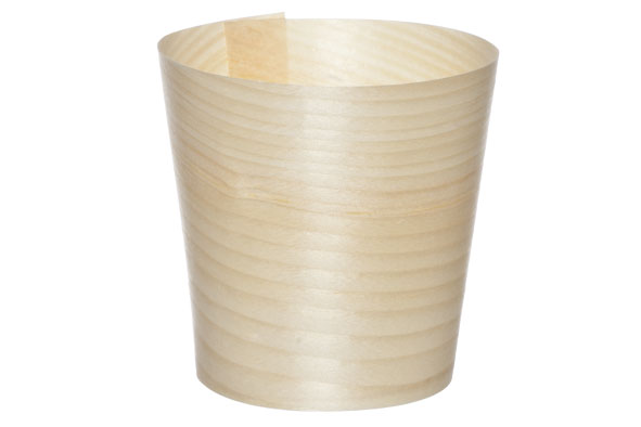 Cosy&Trendy Aperopotje Hout 6x6 cm set 20 stuks - Naturel