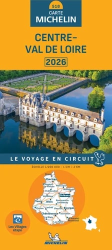 Michelin Kaart Regionaal Centre - Val de Loire 2026