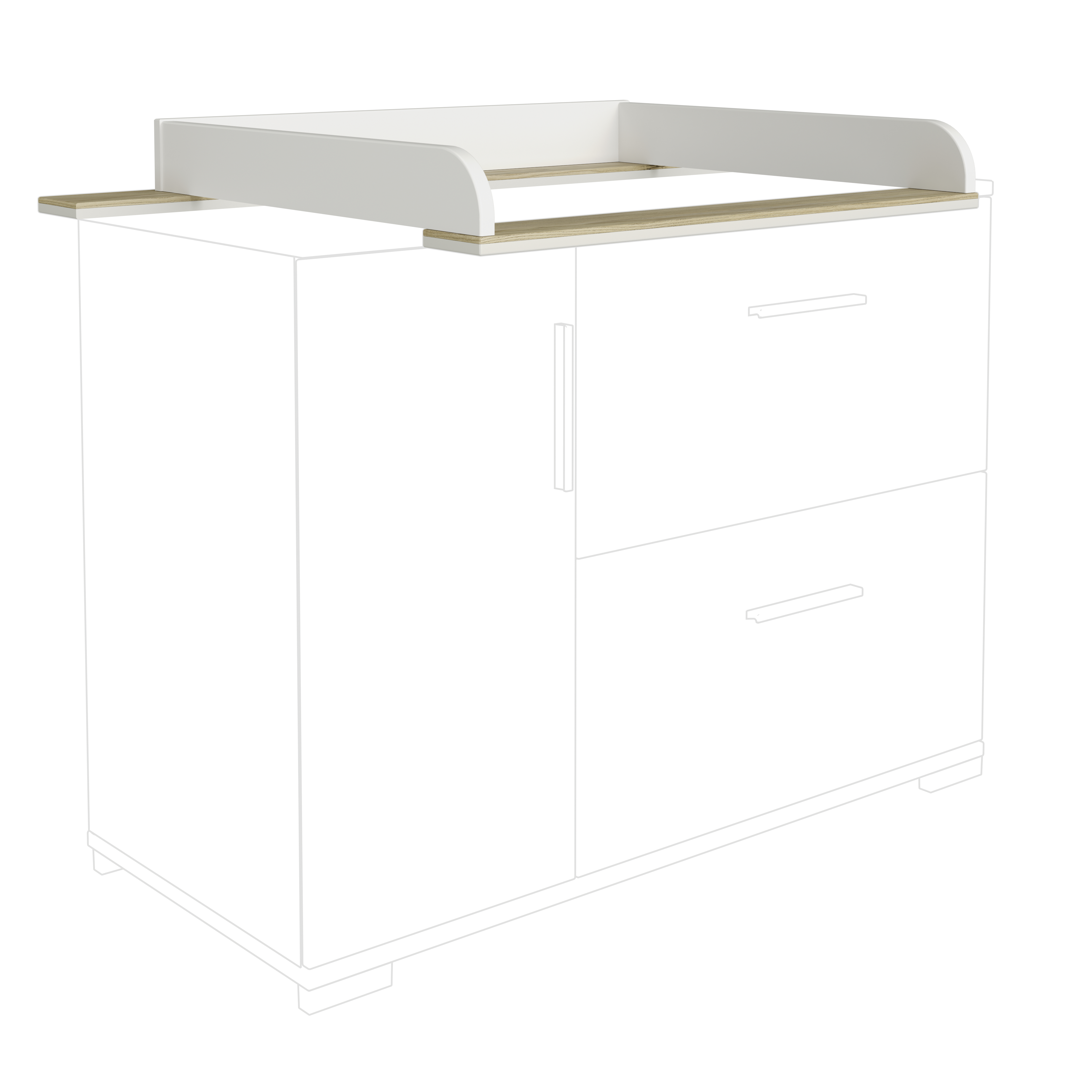 Paidi Commode Verlengstuk Enie Offwhite-Oak