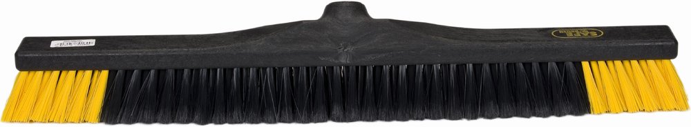 Safebrush Kamerveger Recht Combi Zwart-Geel 60cm