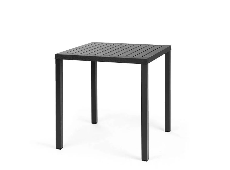 Nardi Tuintafel Cube Antraciet 70 x 70 cm