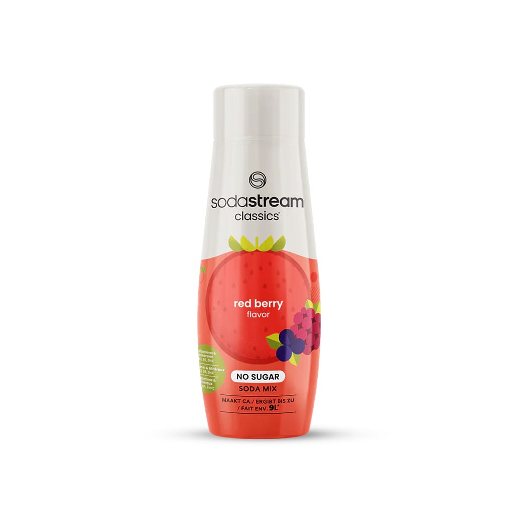 SodaStream Rode Vruchten Zero Siroop 440ml - voor 7-9l Bruisende Drank