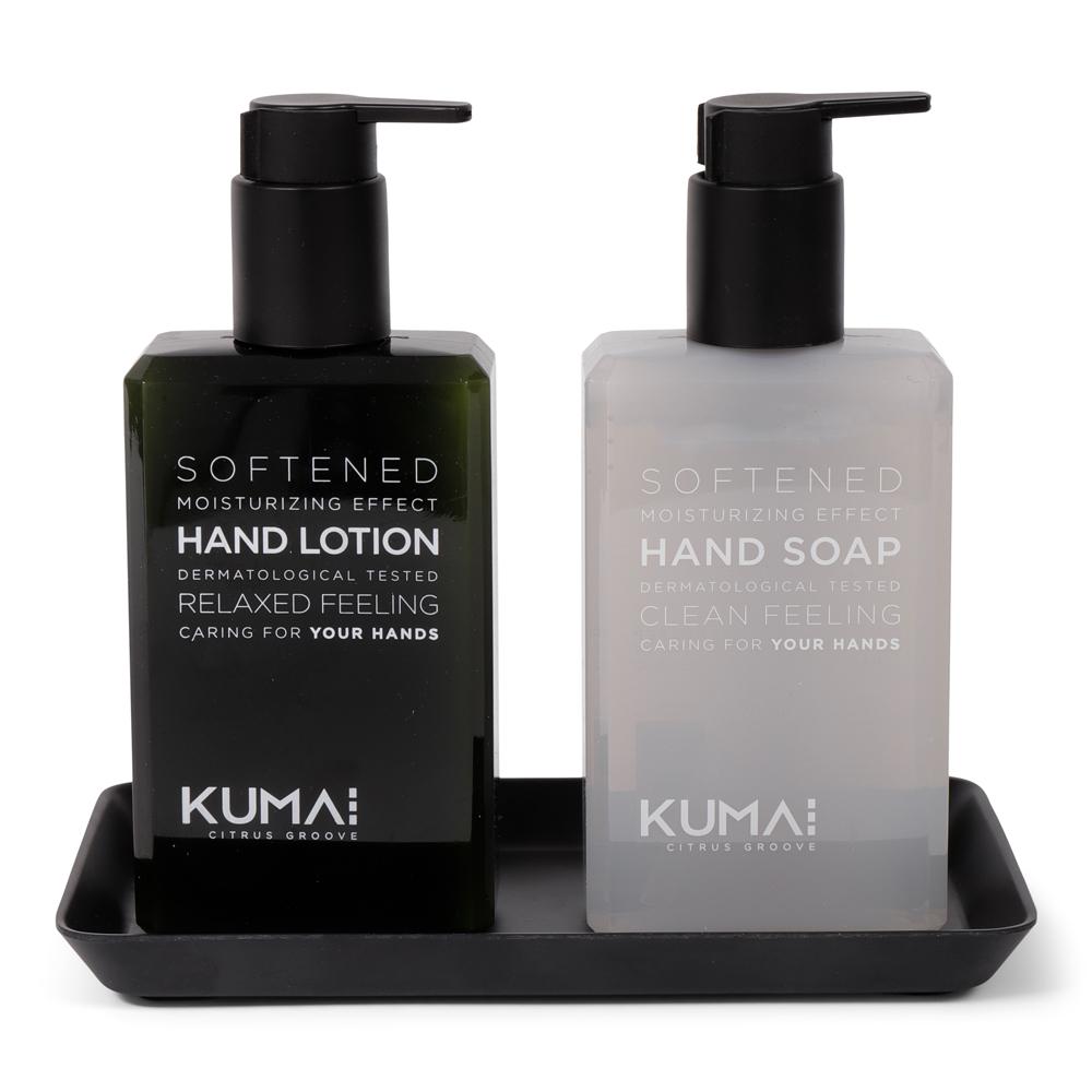 Kumai Set Handzeep & Handlotion Citrus Groove met Tray - 2x 200ml
