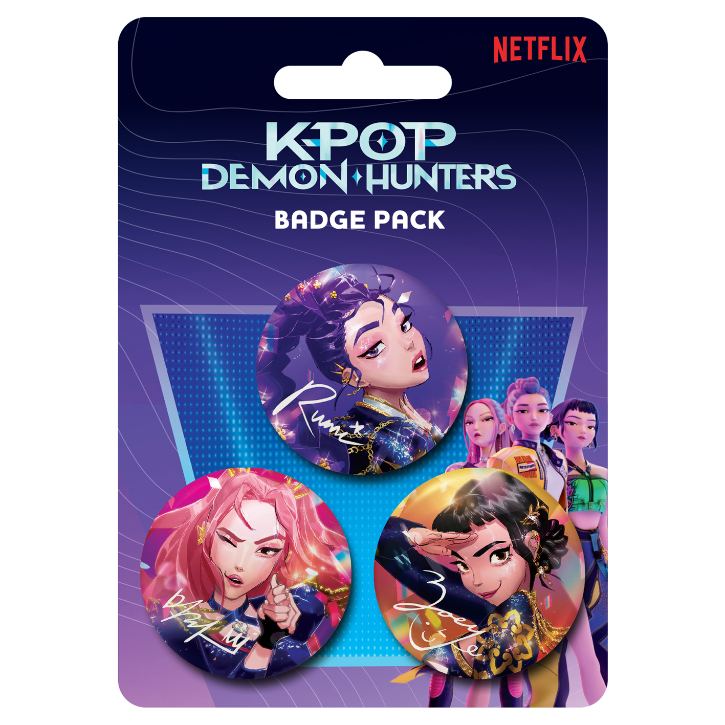 KPop Demon Hunters Badges 3 stuks