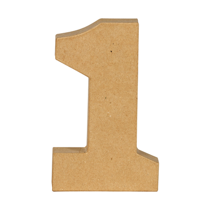 Decopatch Cijfer 1 Kraft - 20 cm