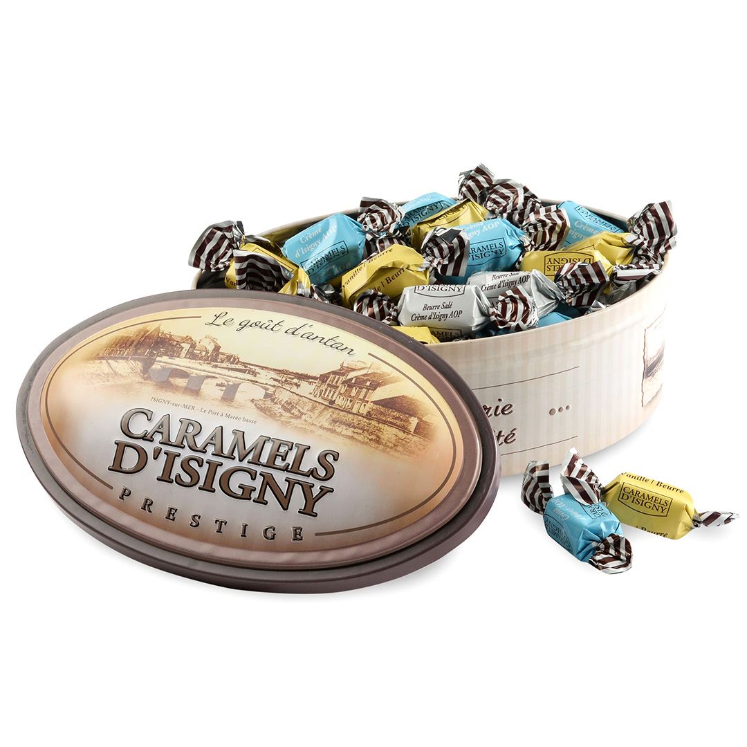 Caramels d'Isigny Caramels Prestige 250g - in Metalen Doos