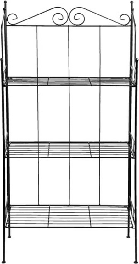 Esschert Plantenrek Design Zwart 25.5x55.5x109.6 cm Opvouwbaar