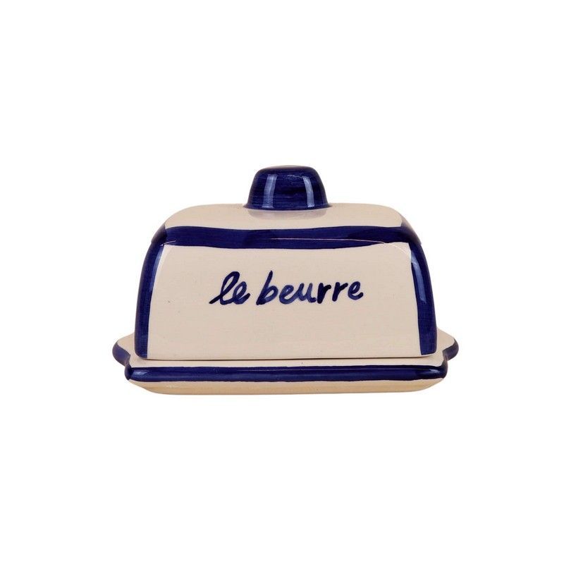 Atelier Pistache Boterschaal Patisserie Paris Le Beurre Bleu 17x10x12 cm - Keramiek