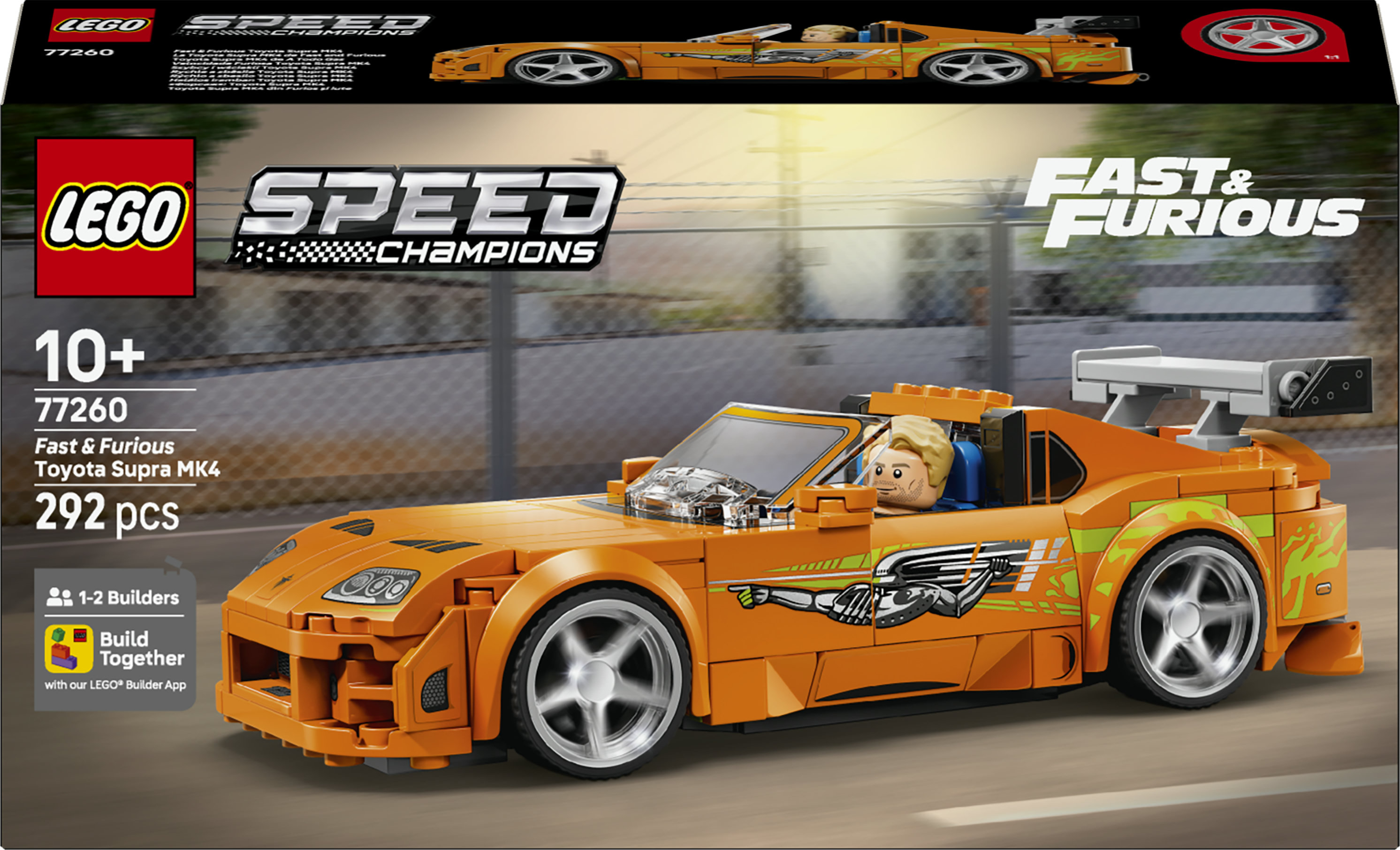 Lego Speed Champions 77260 The Fast and The Furious Toyota Supra MK4