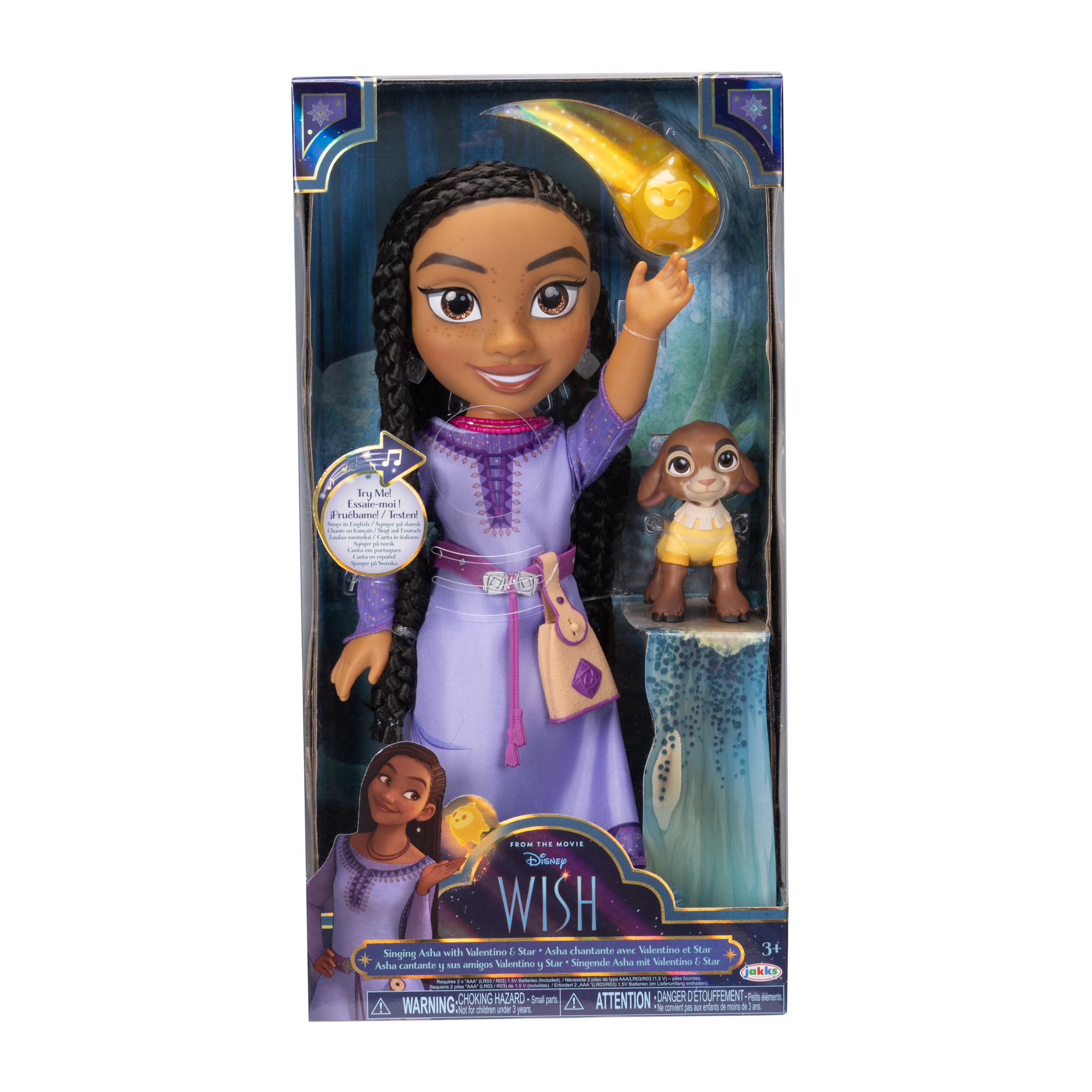 Disney Wish Ashia functiepop 38 cm