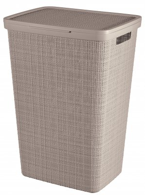 Curver Linnenmand/Wasbox Jute Hamper Taupe 43x34x58 cm