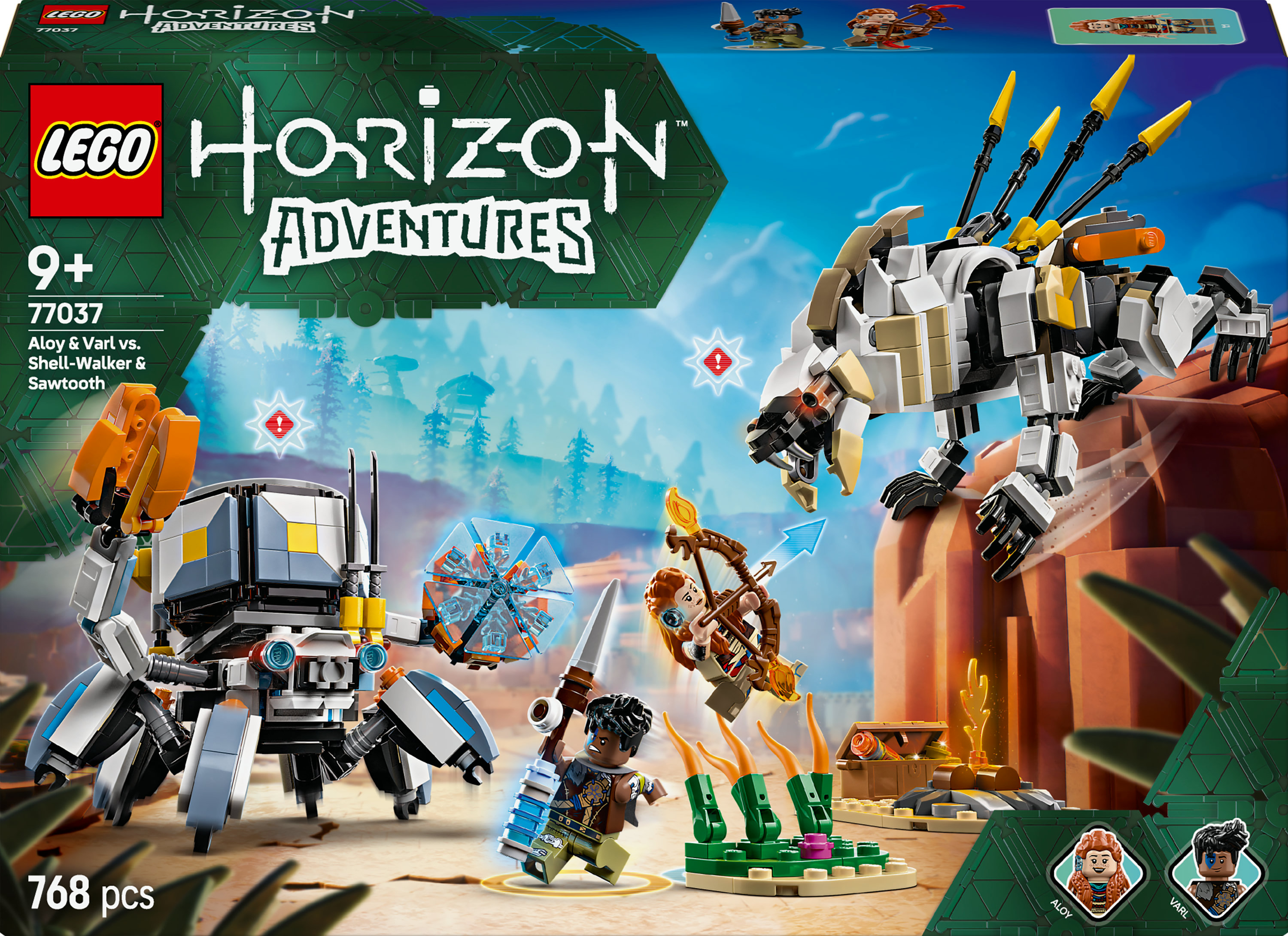 LEGO Horizon Adventures 77037 Aloy en Varl vs. Shell - Walker en Sawtooth