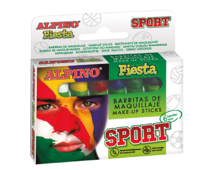 Alpino Make-up Sticks Sport Set van 6