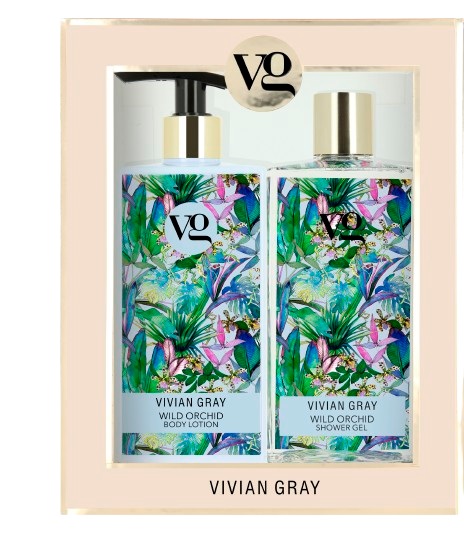 VivianGray Set Wild Orchid 2x 350ml - Douchegel & Bodylotion