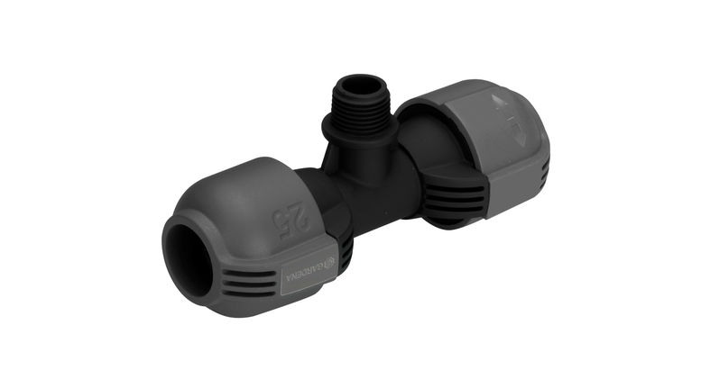 Gardena T-stuk 25 mm x 1/2" Buitendraad Sprinkler Systeem