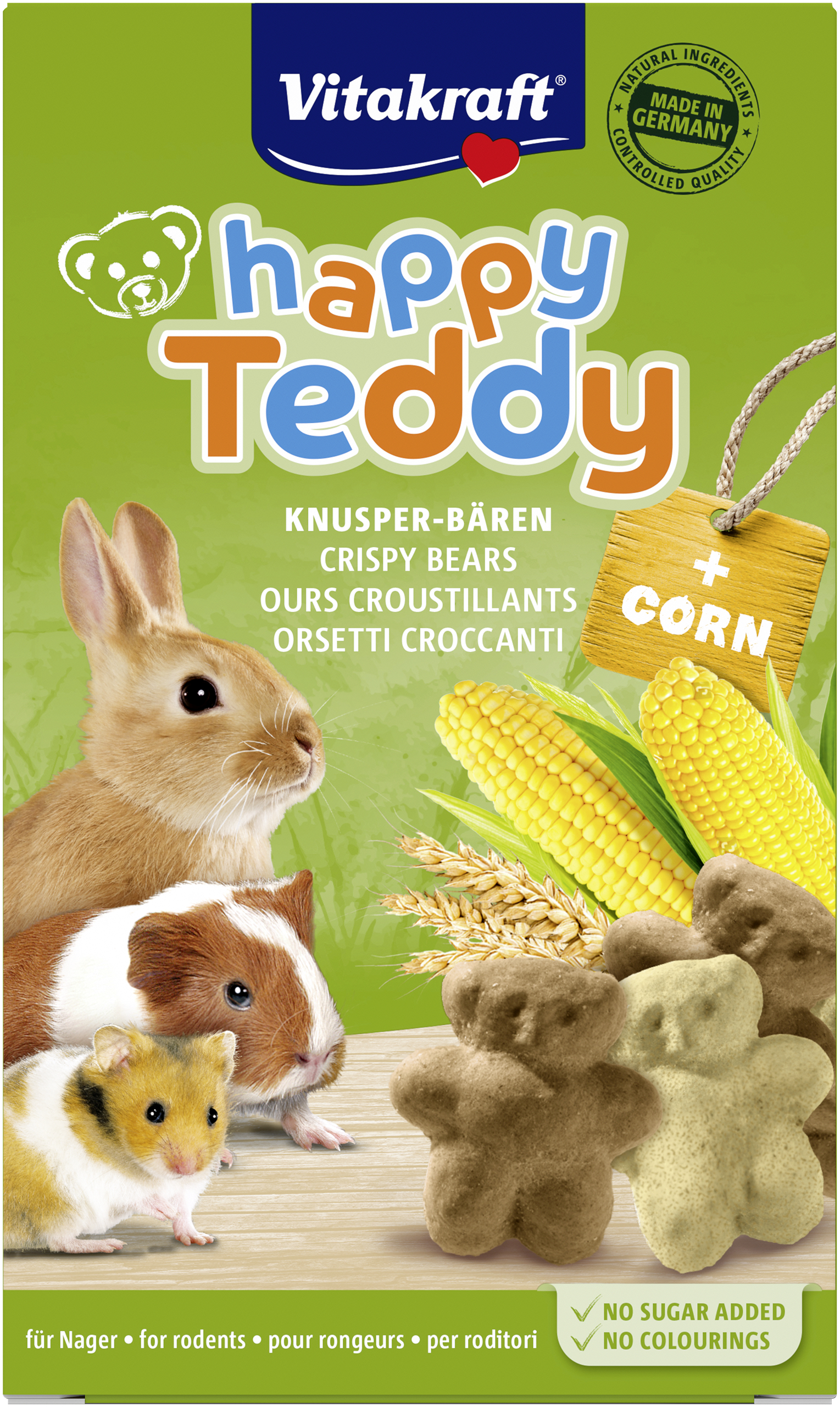 Vitakraft Happy Teddy 75 g Koekjes voor Knaagdieren