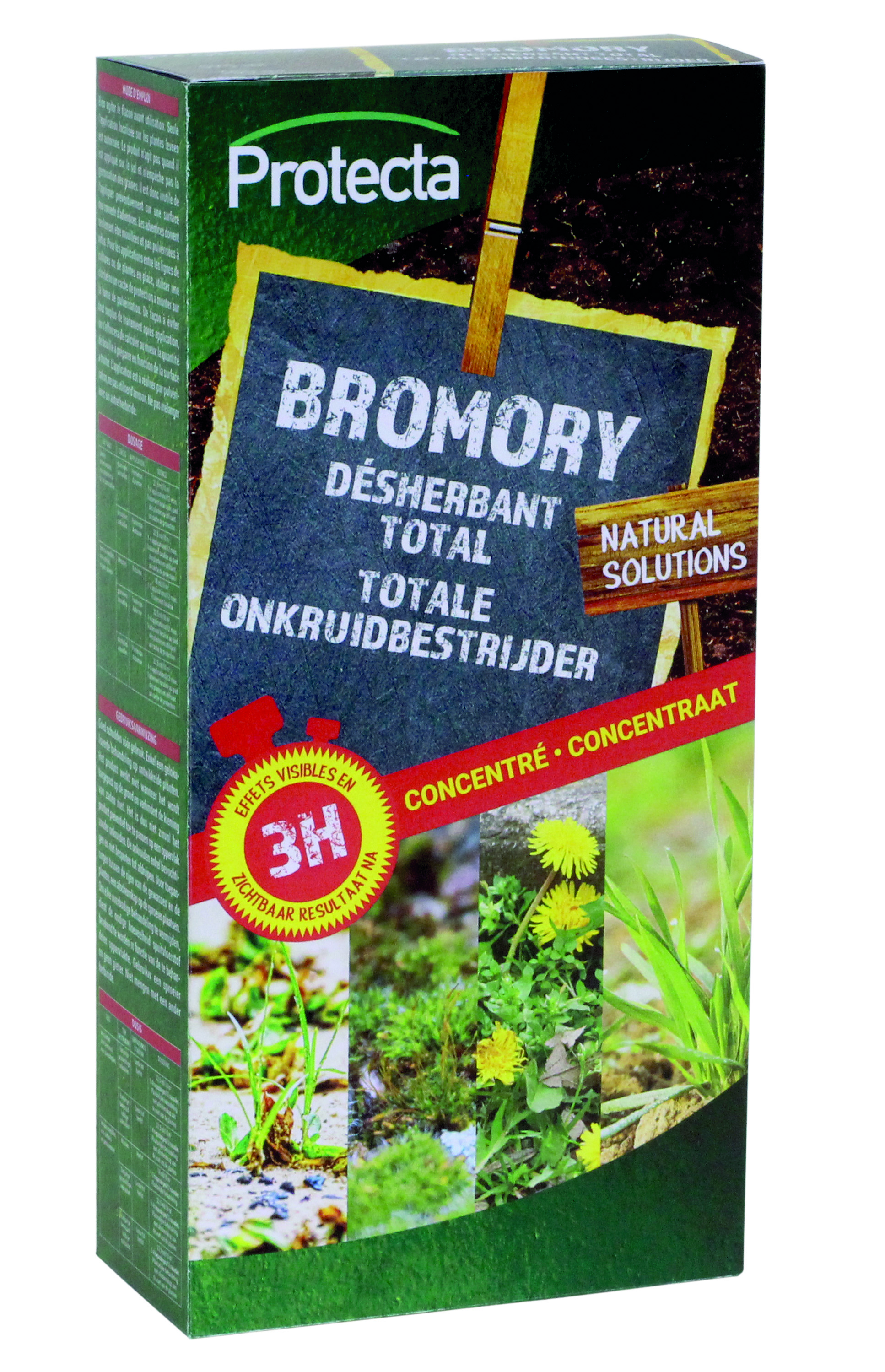 Protecta Bromory Totaalherb 675 ml + 20% doodt Onkruid en Mos - 500g/l Pelargon