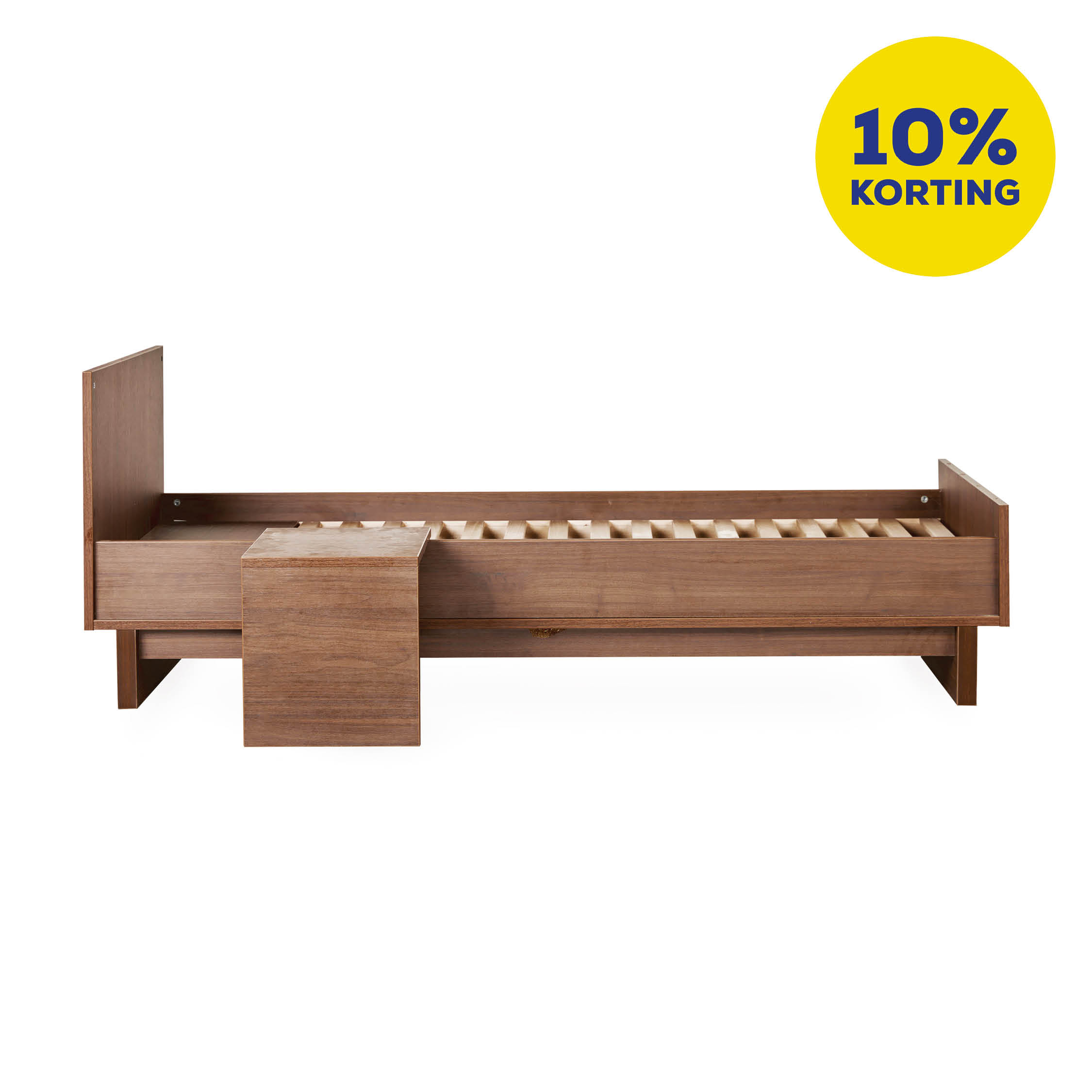 Quax Bed Kyo Junior Expo Walnut 170x70 cm