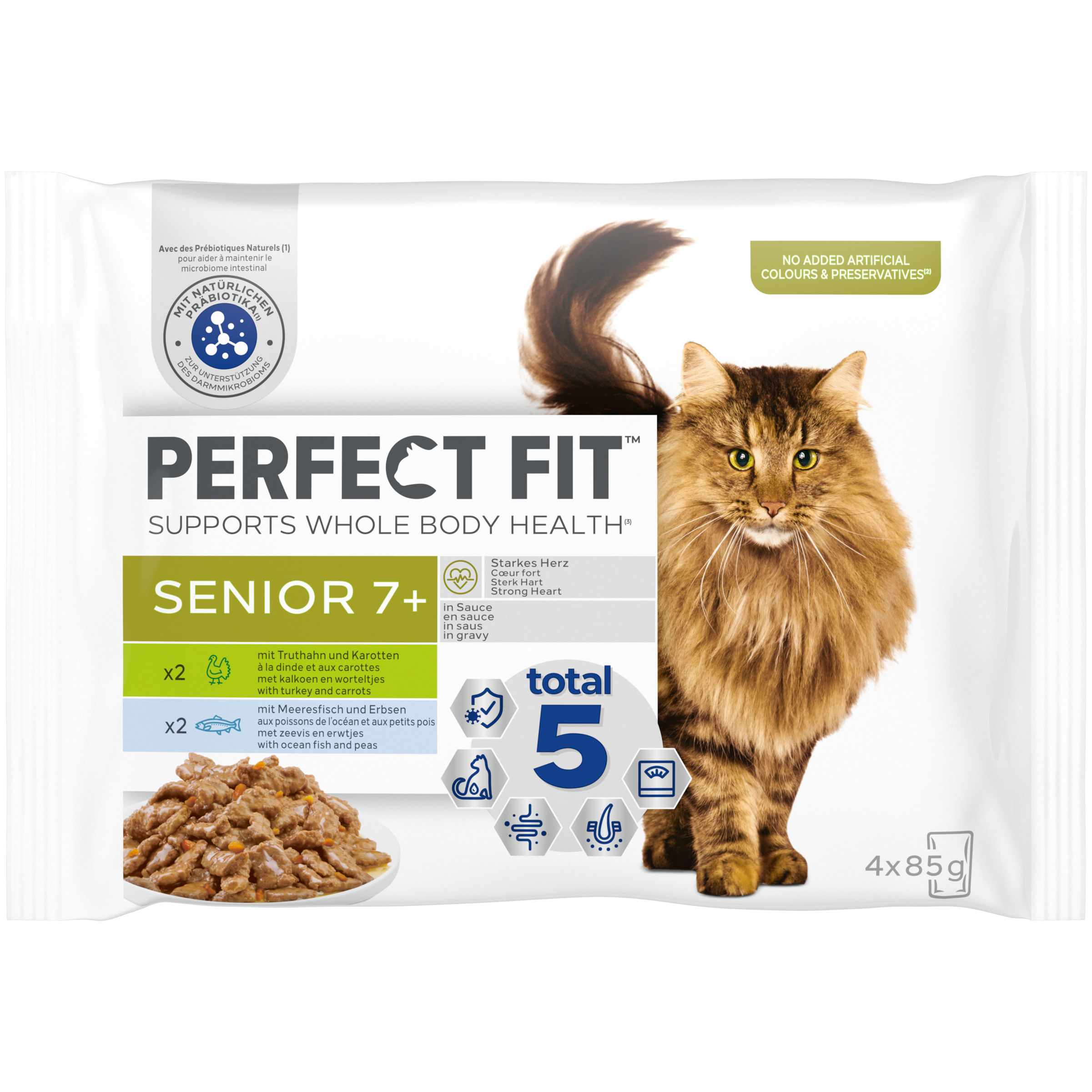 Perfect Fit Premium Kattenvoeding Pouch Senior 85 g