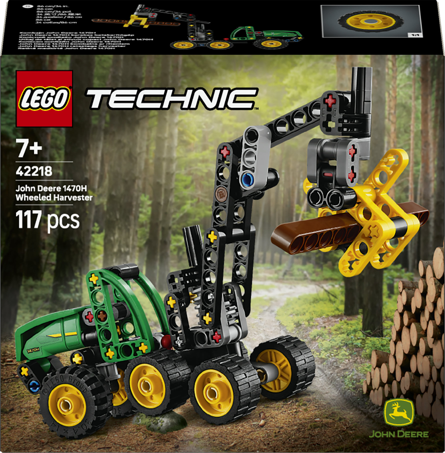 Lego Technic 42218 John Deere 1470H Houtoogstmachine