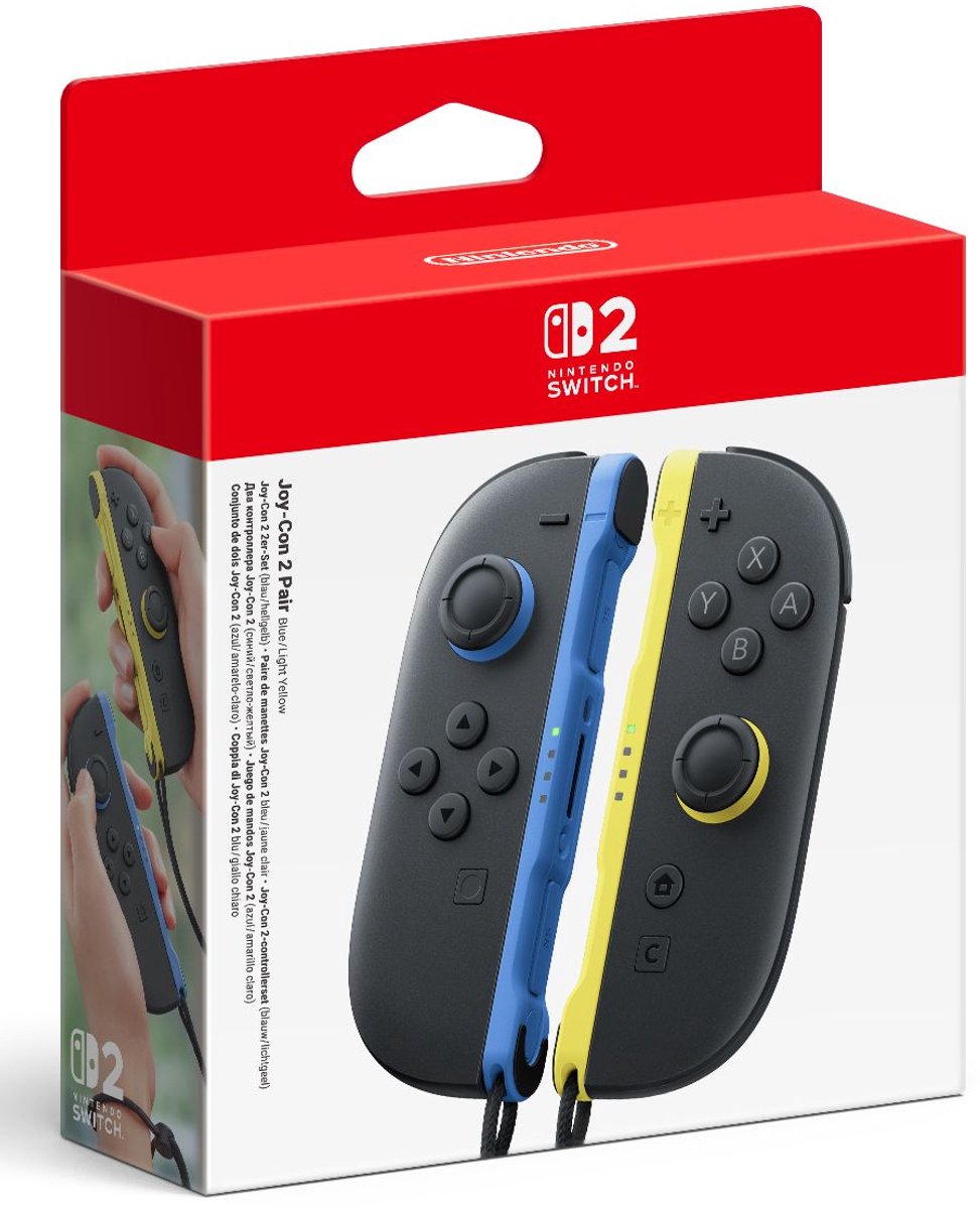 Nintendo Switch 2 Joy-Con Pail Controllers Lightblue-Yellow