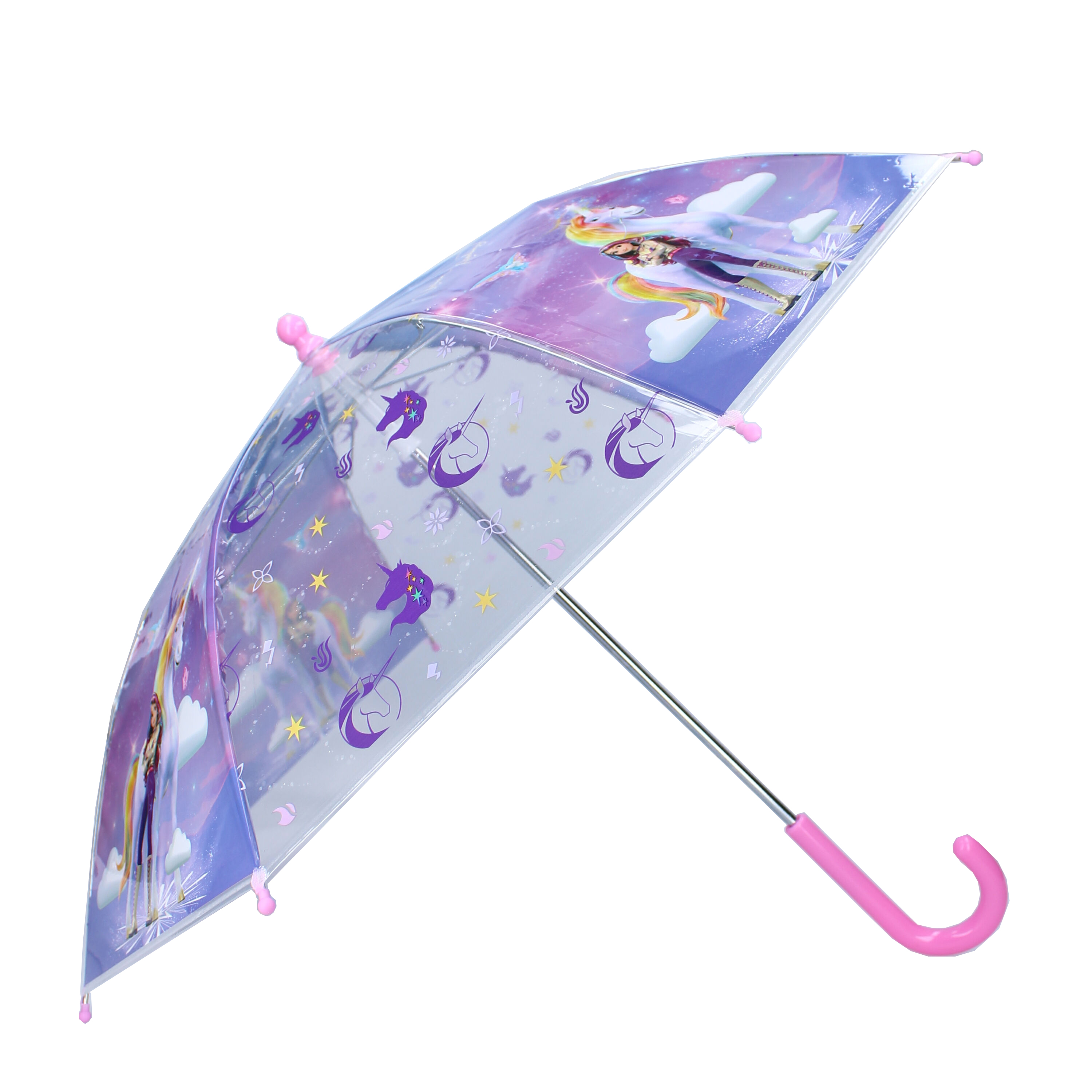 Unicorn Academy Paraplu Rainy Days Paars 60x71x71 cm