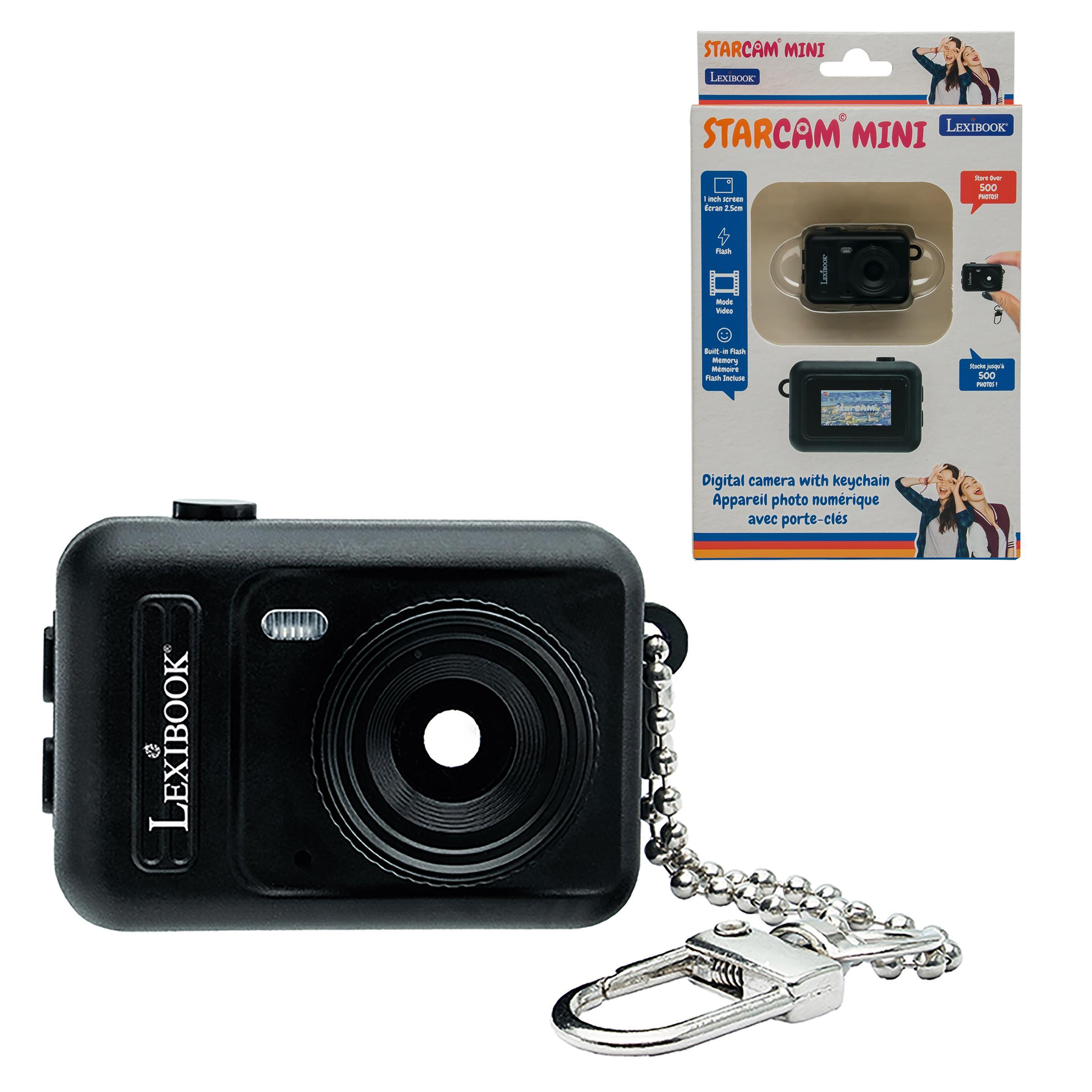 Mini Sleutelhanger Digitale Camera Zwart, met video mode