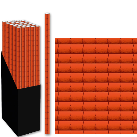 Geschenkpapier Dakpannen 200x70 cm