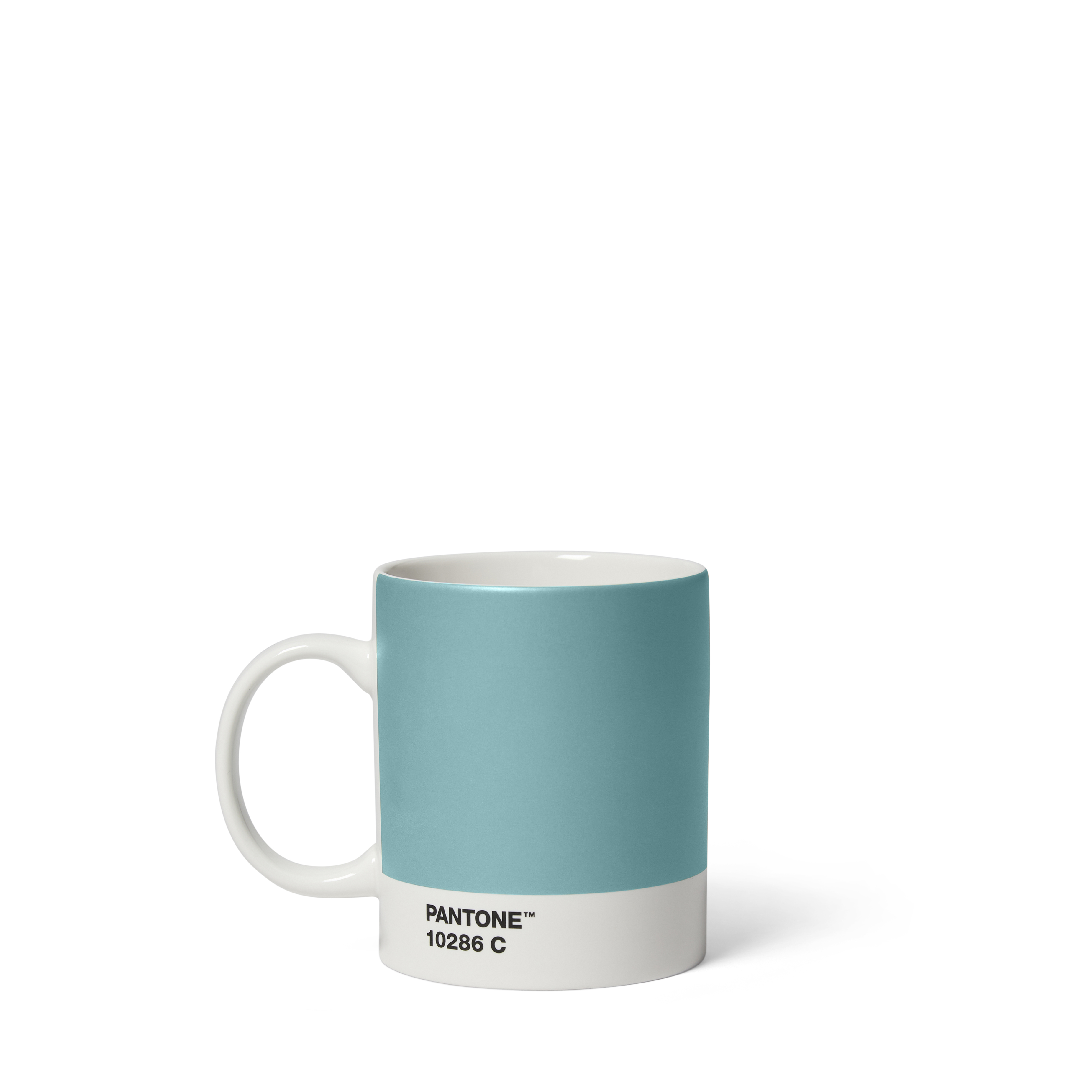 Pantone Mok Ice Blue 375ml - 8.5x12.4 cm - Handmade Fine China