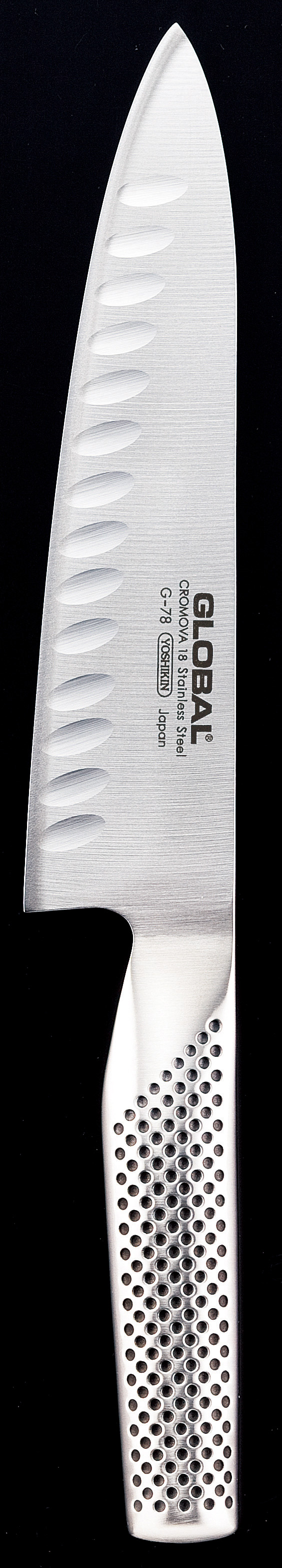 Global Koksmes met Kuiltjes 18cm - G78