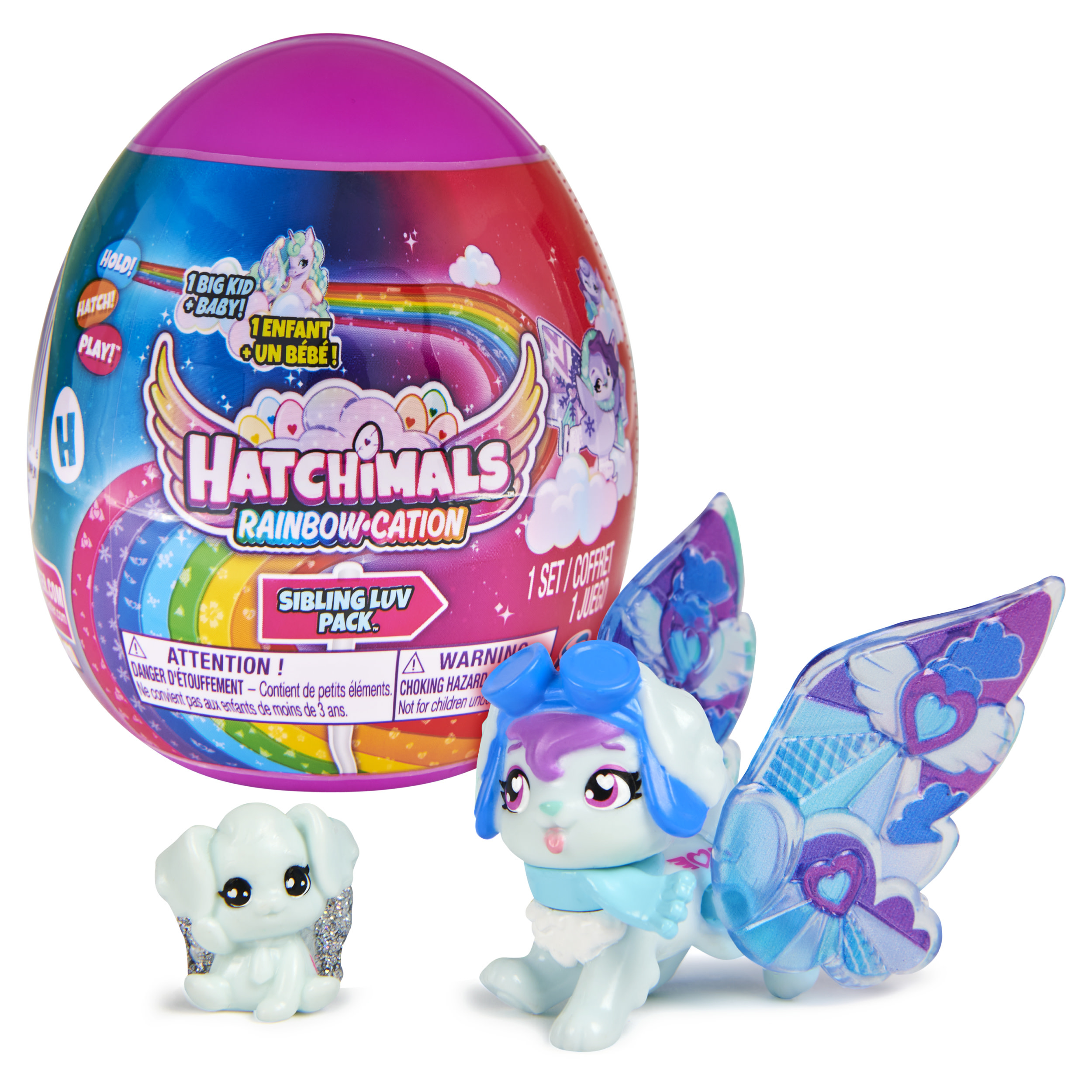Hatchimals Colleggtibles - Rainbowcation - Silbling Luv ass.