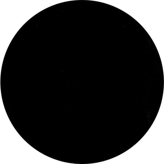 Karpi Tapijt Plush Rond 120cm 25 Zwart