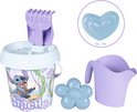 Smoby Disney Stitch Emmerset met Gieter, Schop, Rakel, Zeef met zandvorm
