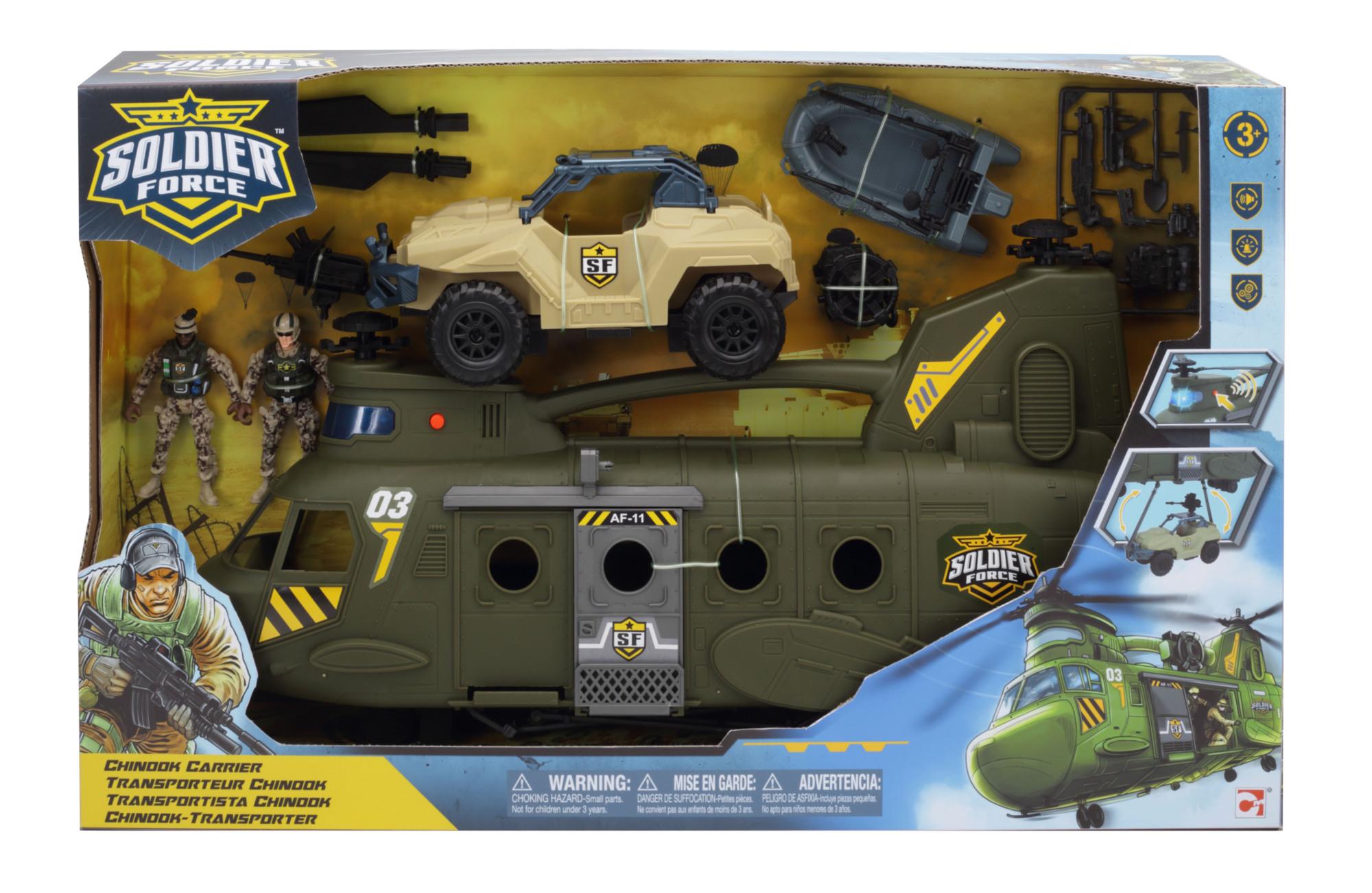 Soldier Force Chinook Helikopter speelset