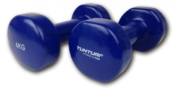 Tunturi vinyl dumbbells 2x4kg