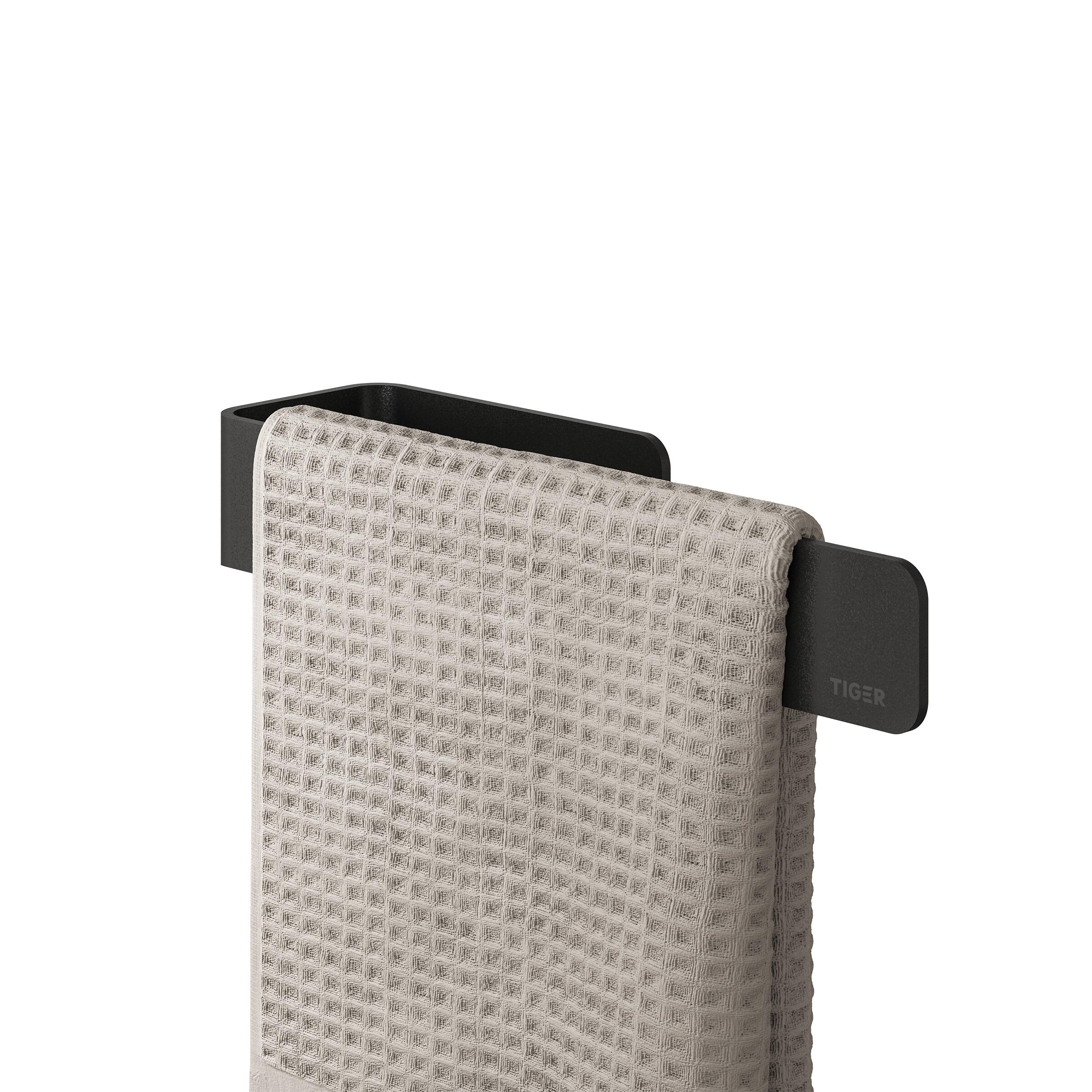 Tiger Handdoekhaak Mini Mat Zwart