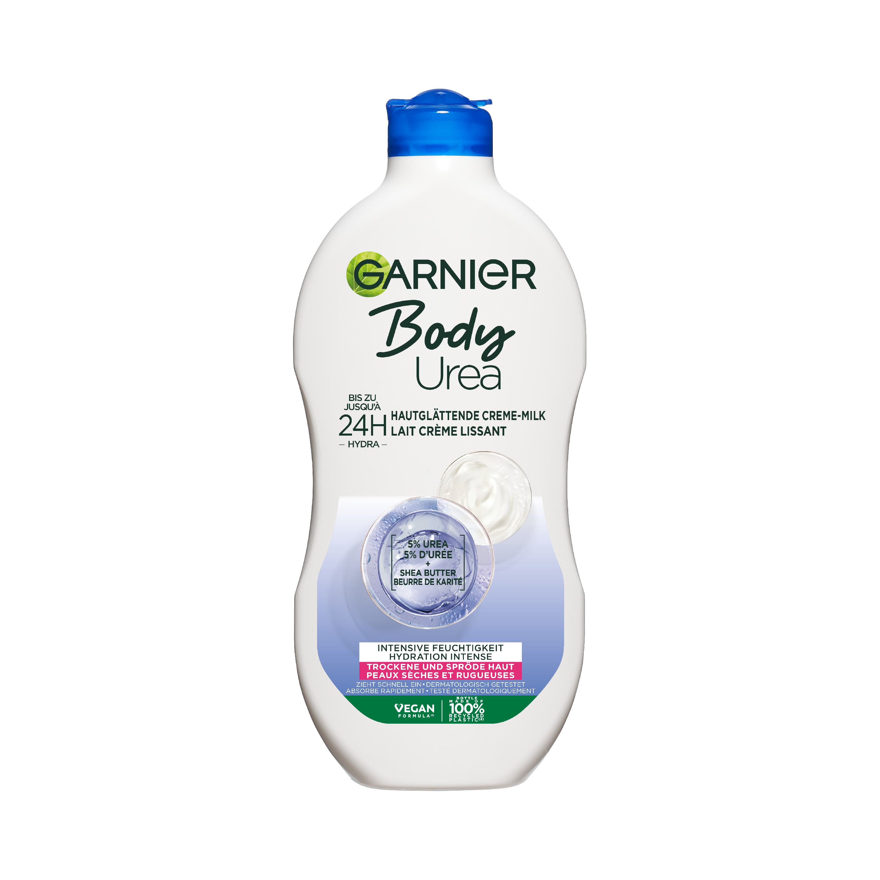 Garnier Bodylotion Urea 24H Gladmakende bodymelk Kariteboter - 400 ml