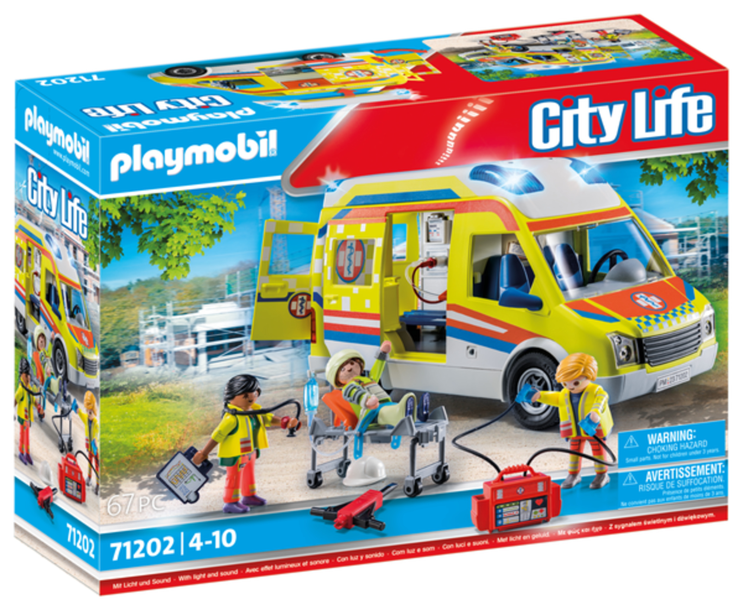 Playmobil City Life 71202 Ambulance met licht en geluid