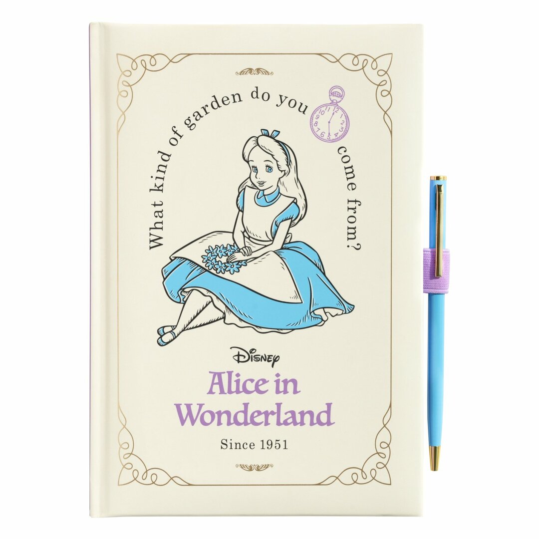 Alice in Wonderland Notebook met Pen A5 Disney