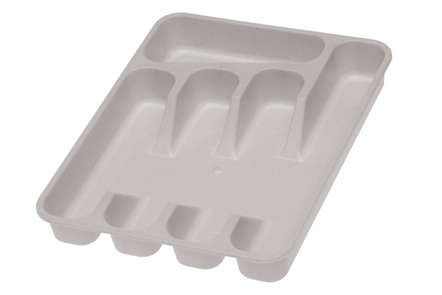 Keeeper Bestekbak 5 Vakken Transparant - 26.5x33.5x5 cm