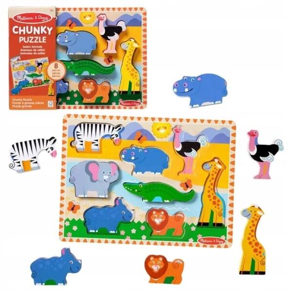Melissa & Doug - Wooden Chunky Puzzle